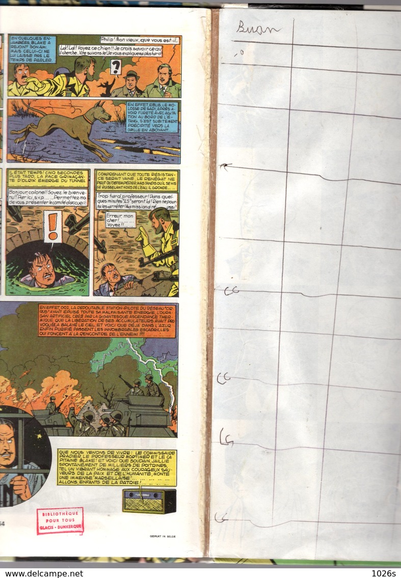 B.D.BLAKE ET MORTIMER - S.O.S.METEOR "  E.O.  1972 - Blake Et Mortimer