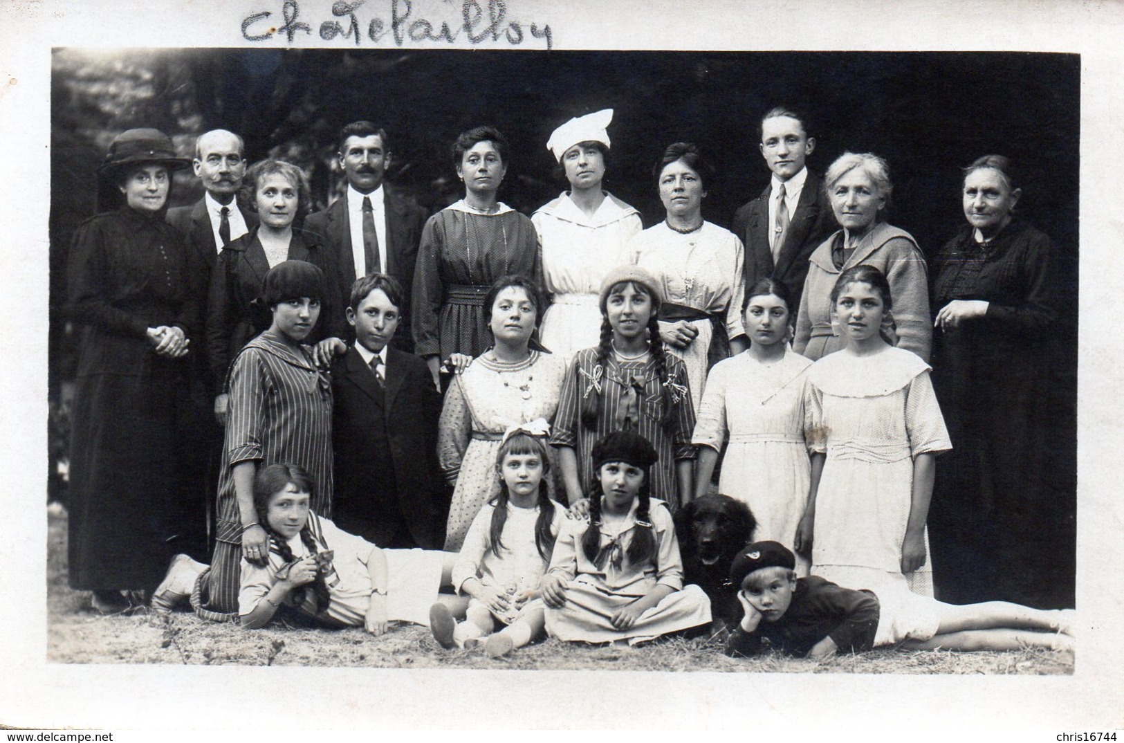 Carte-photo  (de Famille) Chatelaillon Datée Au Dos De 1919 - Châtelaillon-Plage