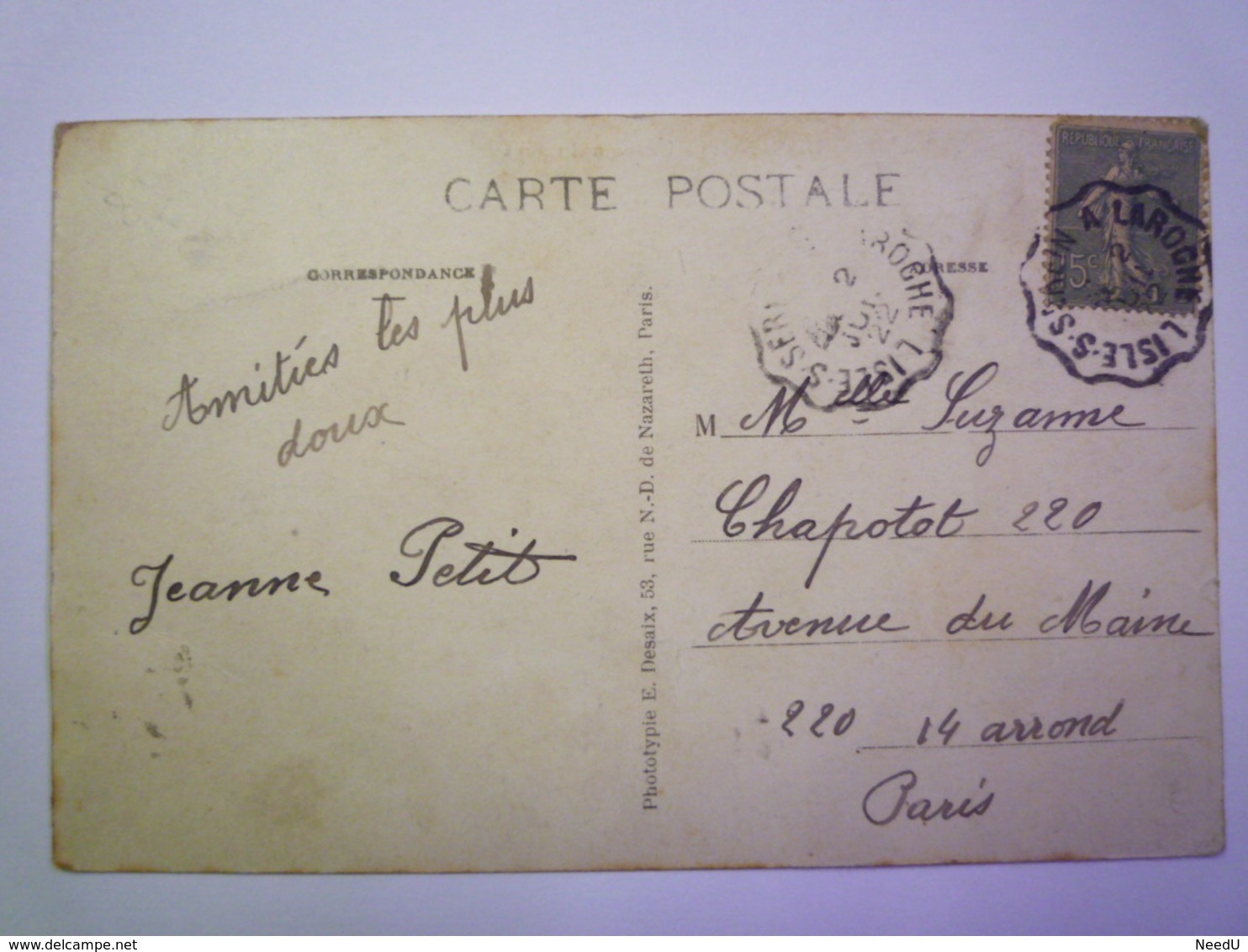 GP 2019 - 453  DISSANGIS  (Yonne)  :  Un Coin Du Pays   1922   XXXX - Autres & Non Classés