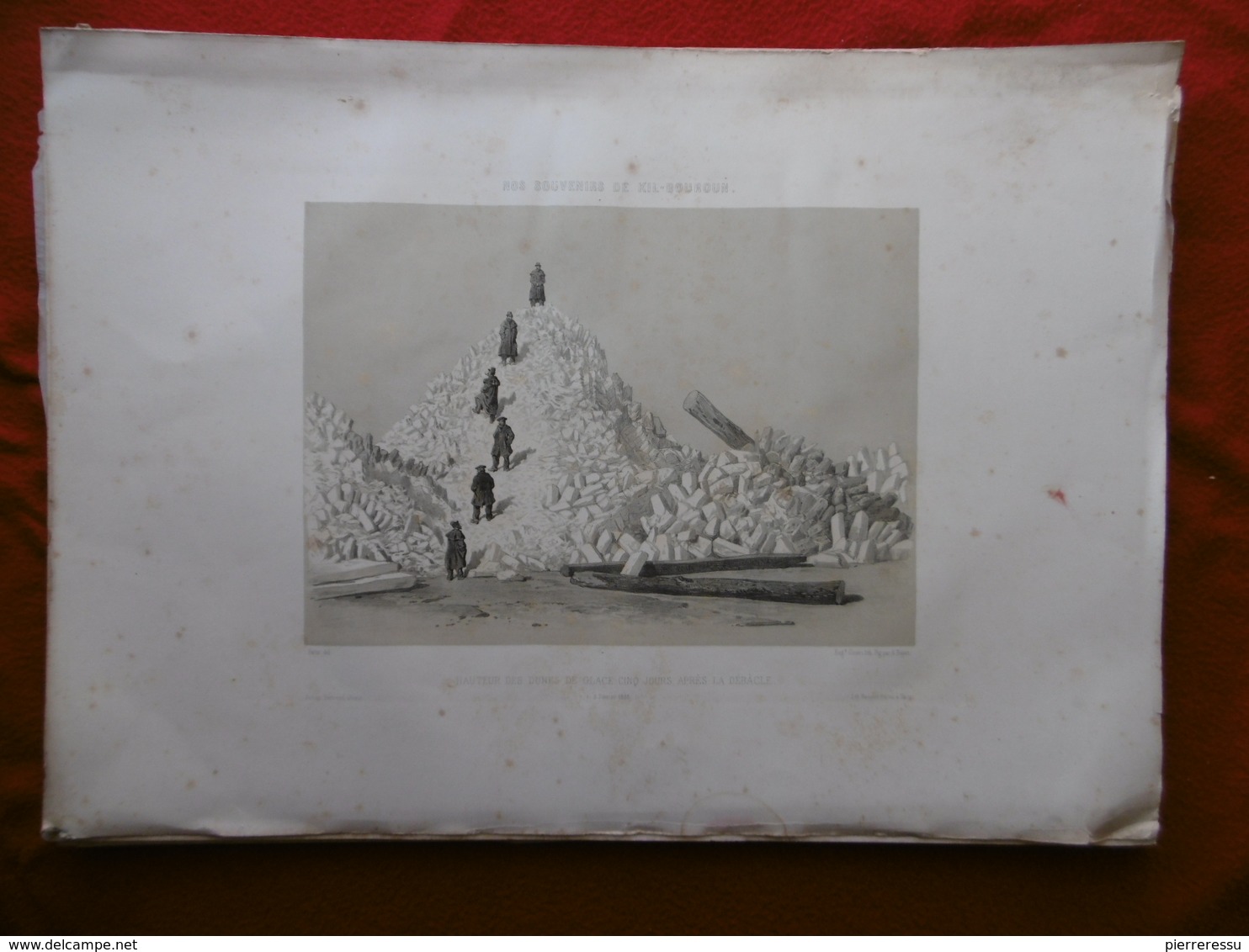 NOS SOUVENIRS DE KIL BOUROUN LITHOGRAPHIE 1855 1856 PARIS ARTHUS BERTRAND