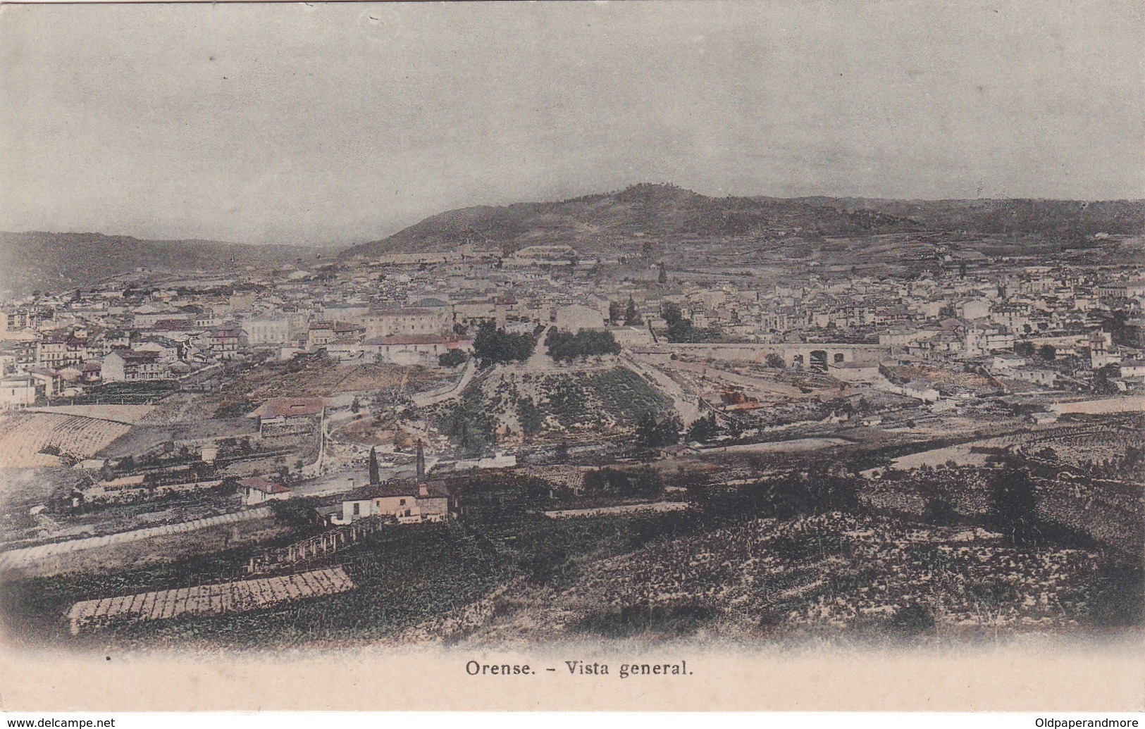 POSTCARD SPAIN ESPAÑA - GALICIA - ORENSE - VISTA GENERAL - Orense