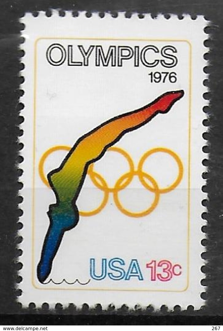 USA   N° 1140  * *  JO  1976 Plongeon - Kunst- Und Turmspringen