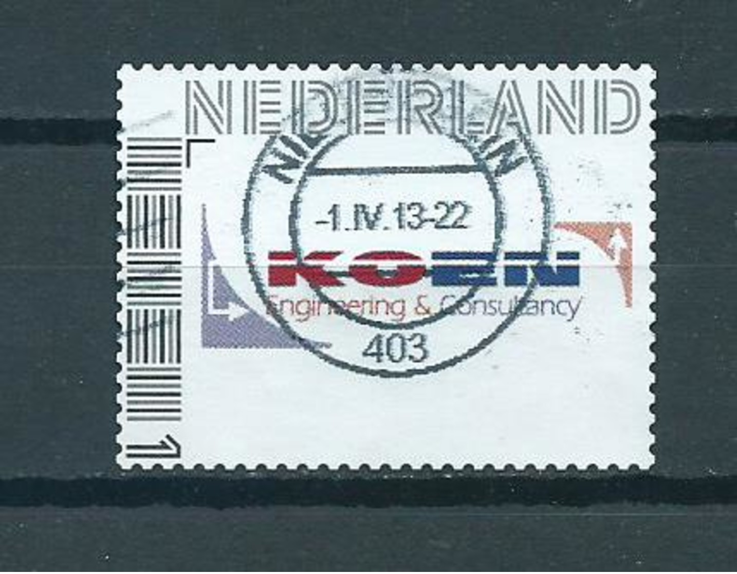 Netherlands Koen Enginering En Consultancy Used/gebruikt/oblitere - Personalisierte Briefmarken