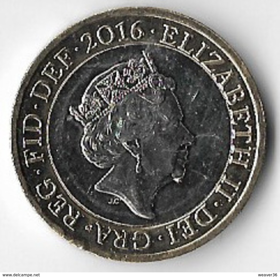 United Kingdom 2016 £2 Britannia (A) [C793/2D] - 2 Pounds