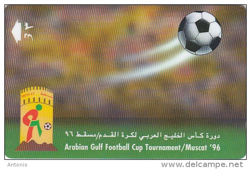 OMAN(GPT) - Arabian Gulf Football Cup Tournament /Muscat "96, CN : 32OMNA/B(normal 0), 11/96, Used - Oman