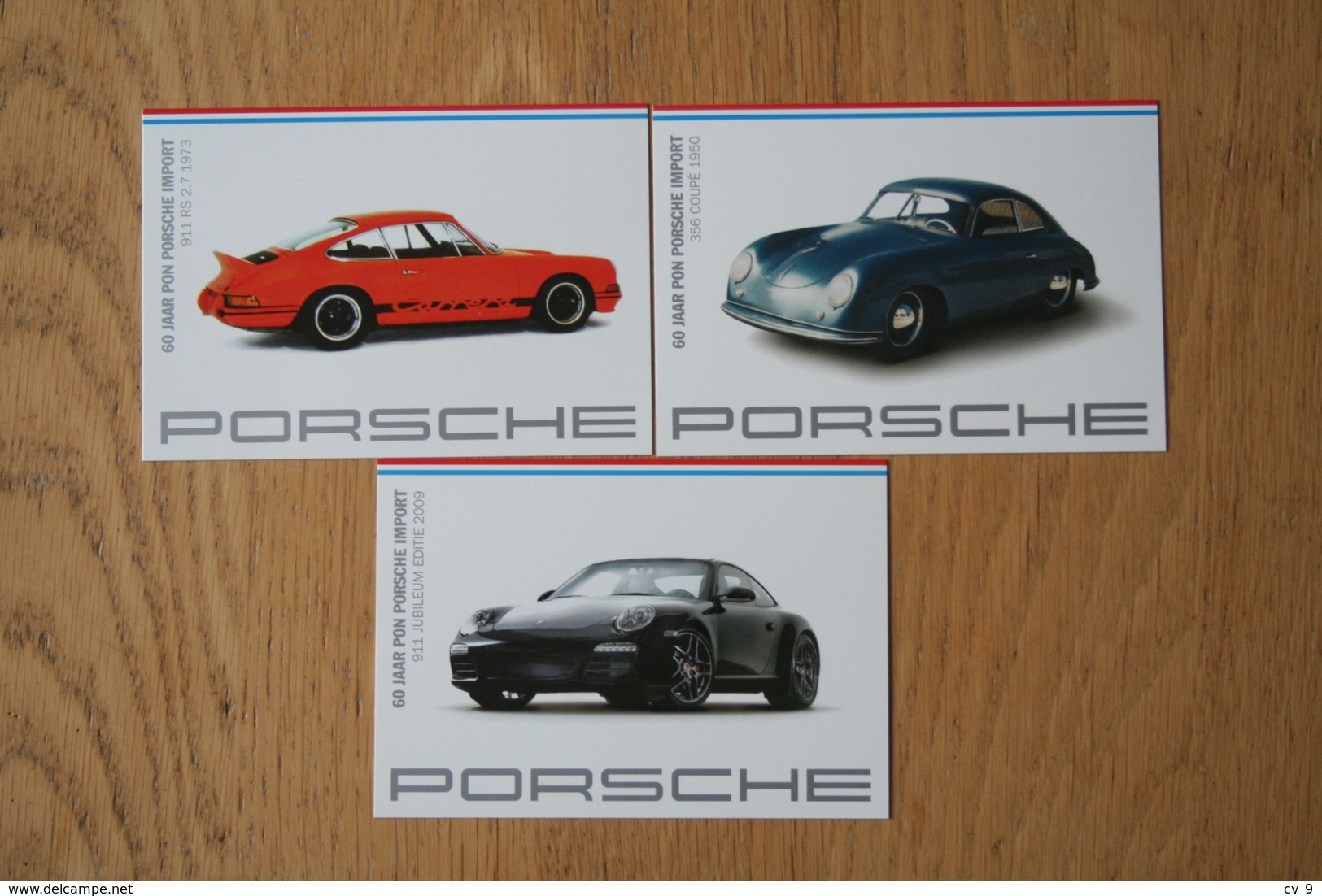 PORSCHE 60 Jaar PON PORSCHE IMPORT  911 1973 2009 356 1950 Nederland  Not Used / New - Voitures De Tourisme