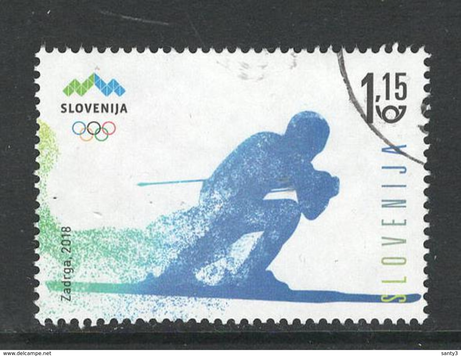 Slovenië, Yv  Jaar 2018,  Gestempeld - Slovénie