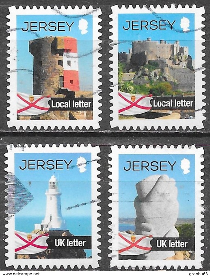 Jersey - Y&T N° 1725 / 1728 - Oblitérés - Lot 306 - Jersey