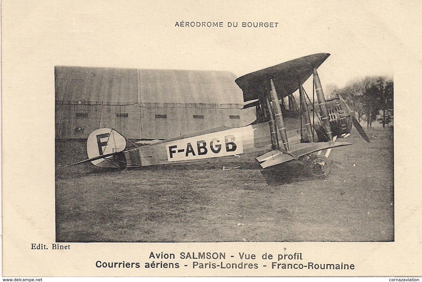 Aviation - Avion Salmson - 1919-1938: Entre Guerres