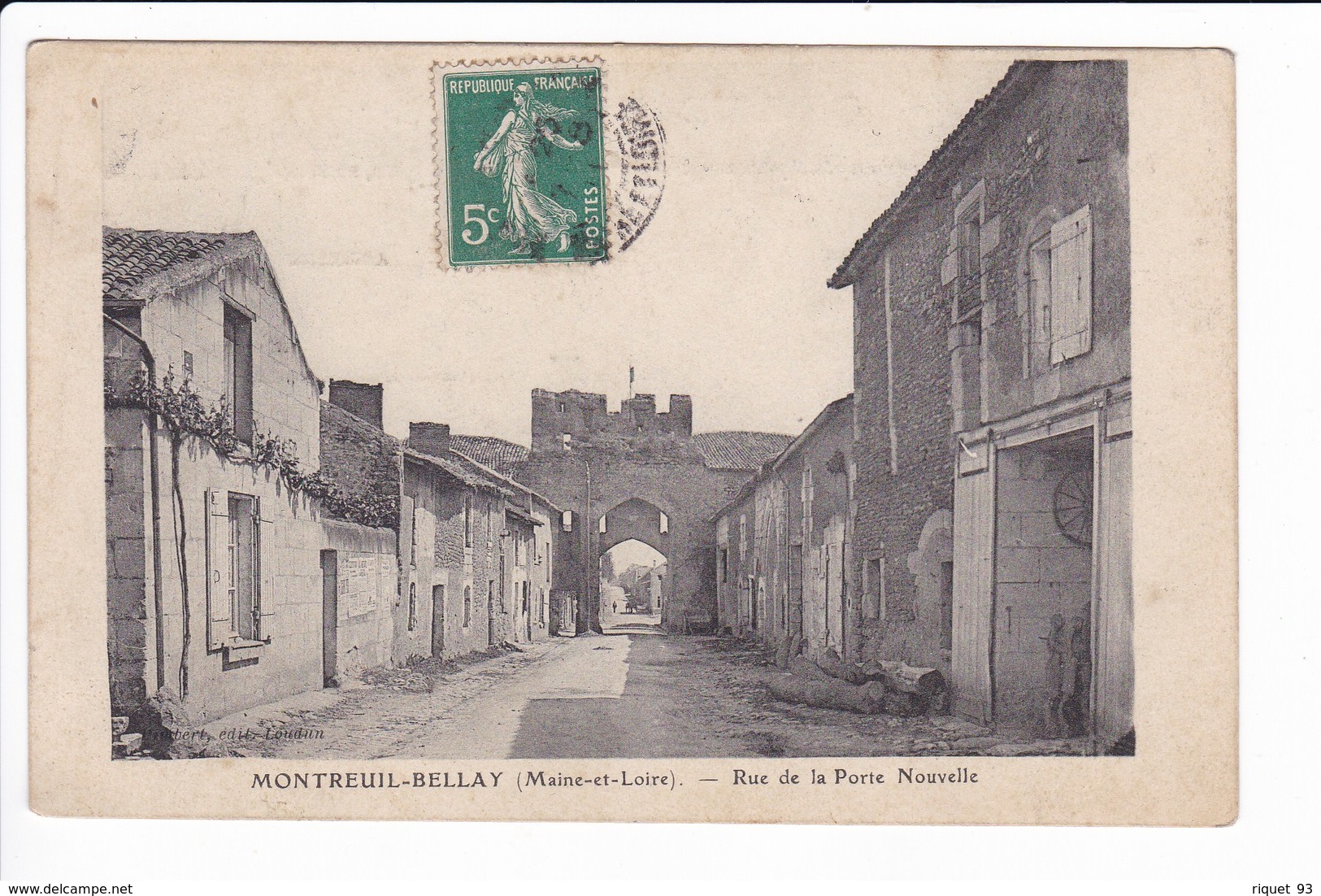 MONTREUIL - BELLAY - Rue De La Porte Nouvelle - Montreuil Bellay