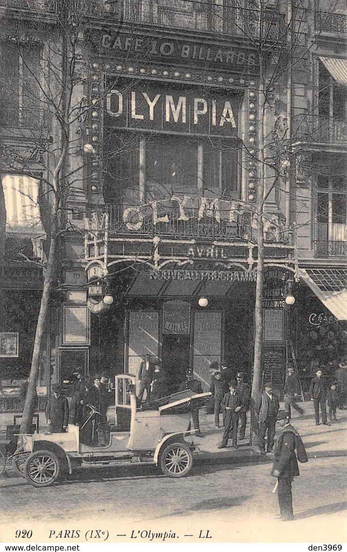 PARIS - L'Olympia - Automobile - Agent De Police - Cecodi N'407 - Lots, Séries, Collections