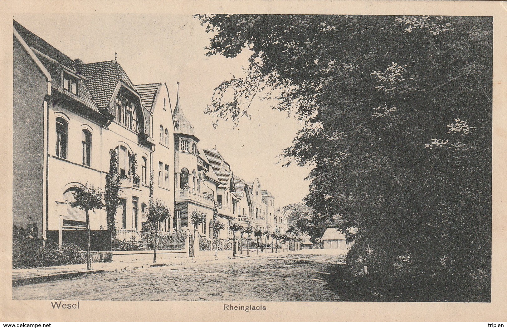 Wesel - Rheinglacis - Kriegsgefangenensendung - Wesel