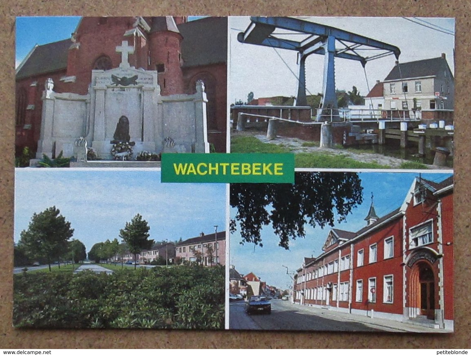 (K157) - Wachtebeke - Monument Der Gesneuvelden - Woonwijk Warande - Brug Overlede Moervaat - Lyceum... - Wachtebeke