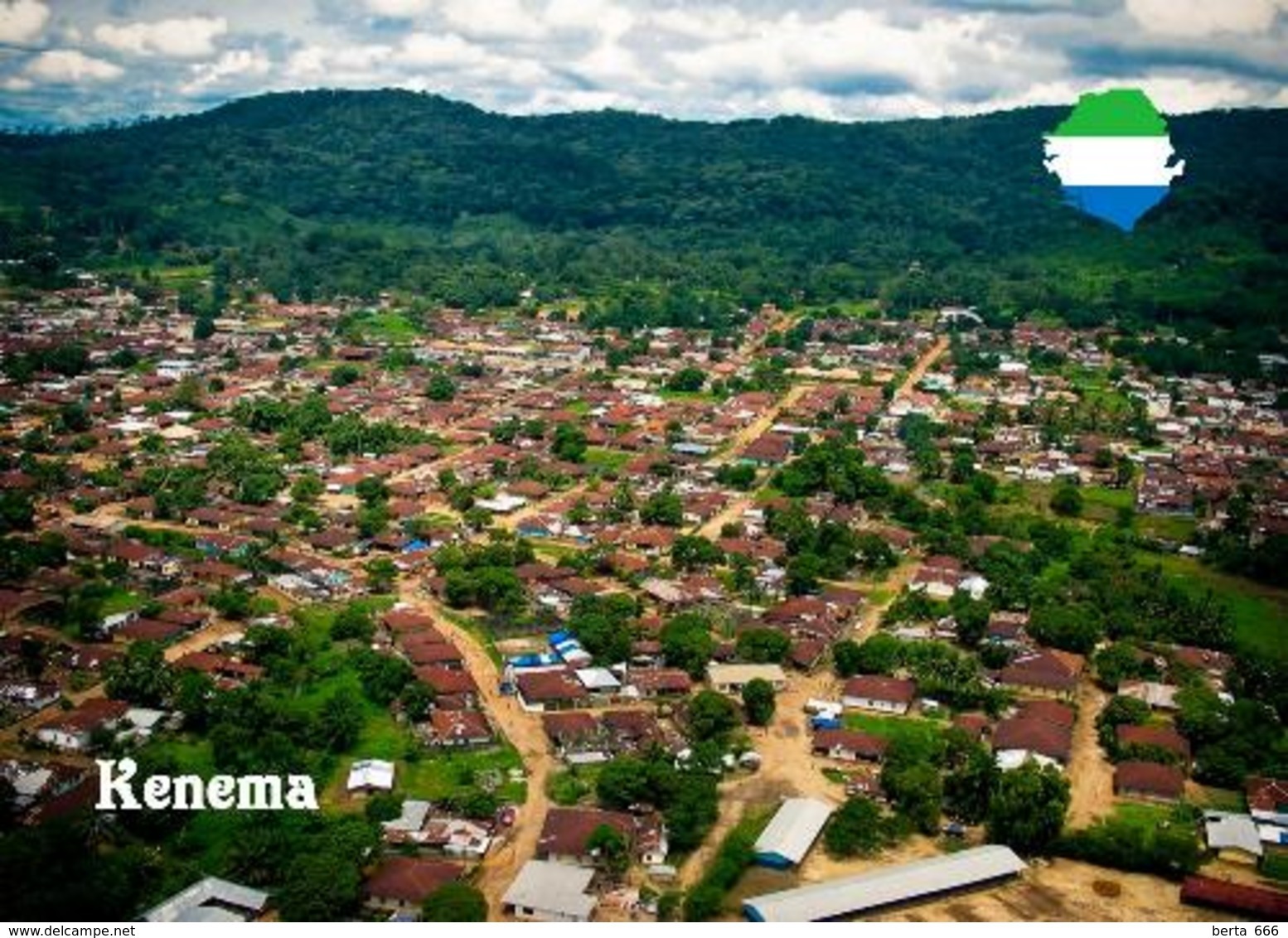 Sierra Leone Kenema Aerial View New Postcard - Sierra Leone