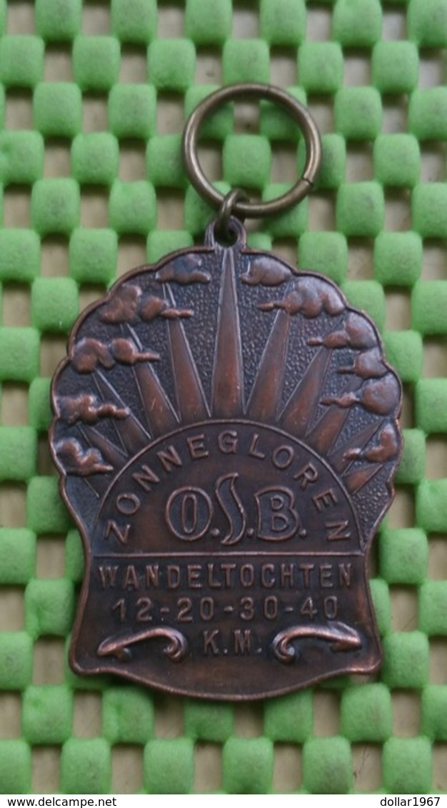 Medaille / Medal - Medaille - Zonnegloren Wandeltochten ,  Osb Utrecht - The Netherlands - Autres & Non Classés