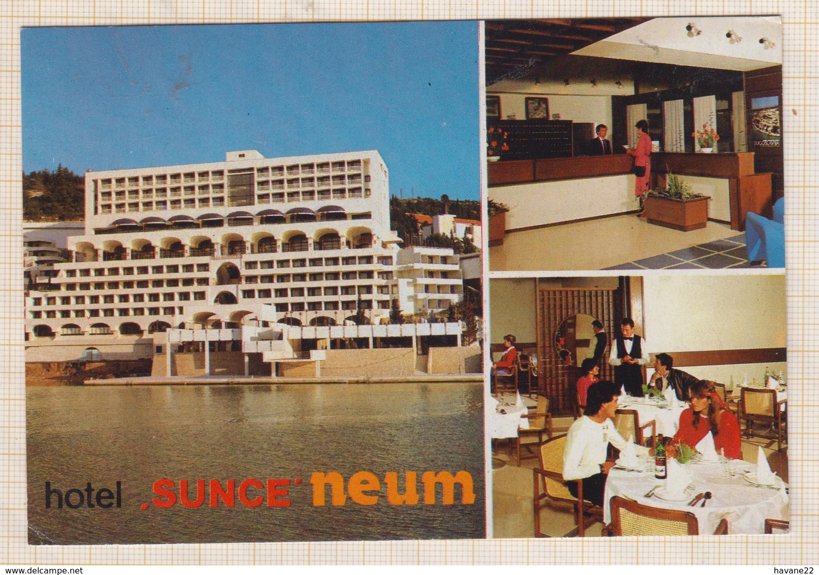 9AL605 NEUM HOTEL SUNCE 2 SCANS - Bosnie-Herzegovine