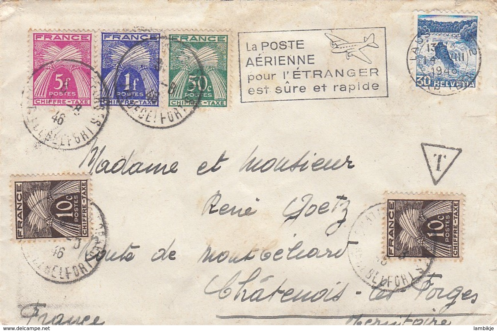 France Cover 1946 Porto - Autres & Non Classés