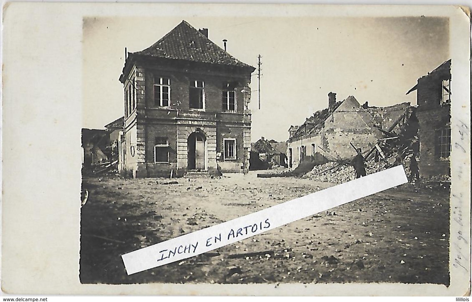 PRONVILLE,INCHY,LAGNICOURT,FAVREUIL,PUISIEUX 6x Cartes Photos Allemandes - Autres & Non Classés