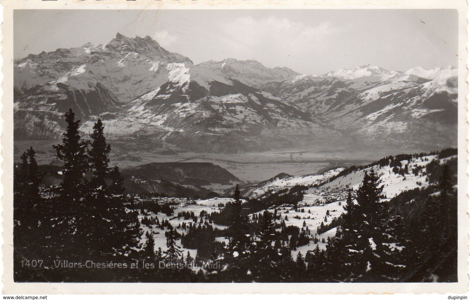 VILLARS-CHESIERES ET LES DENTS DU MIDI - Villars-les-Moines