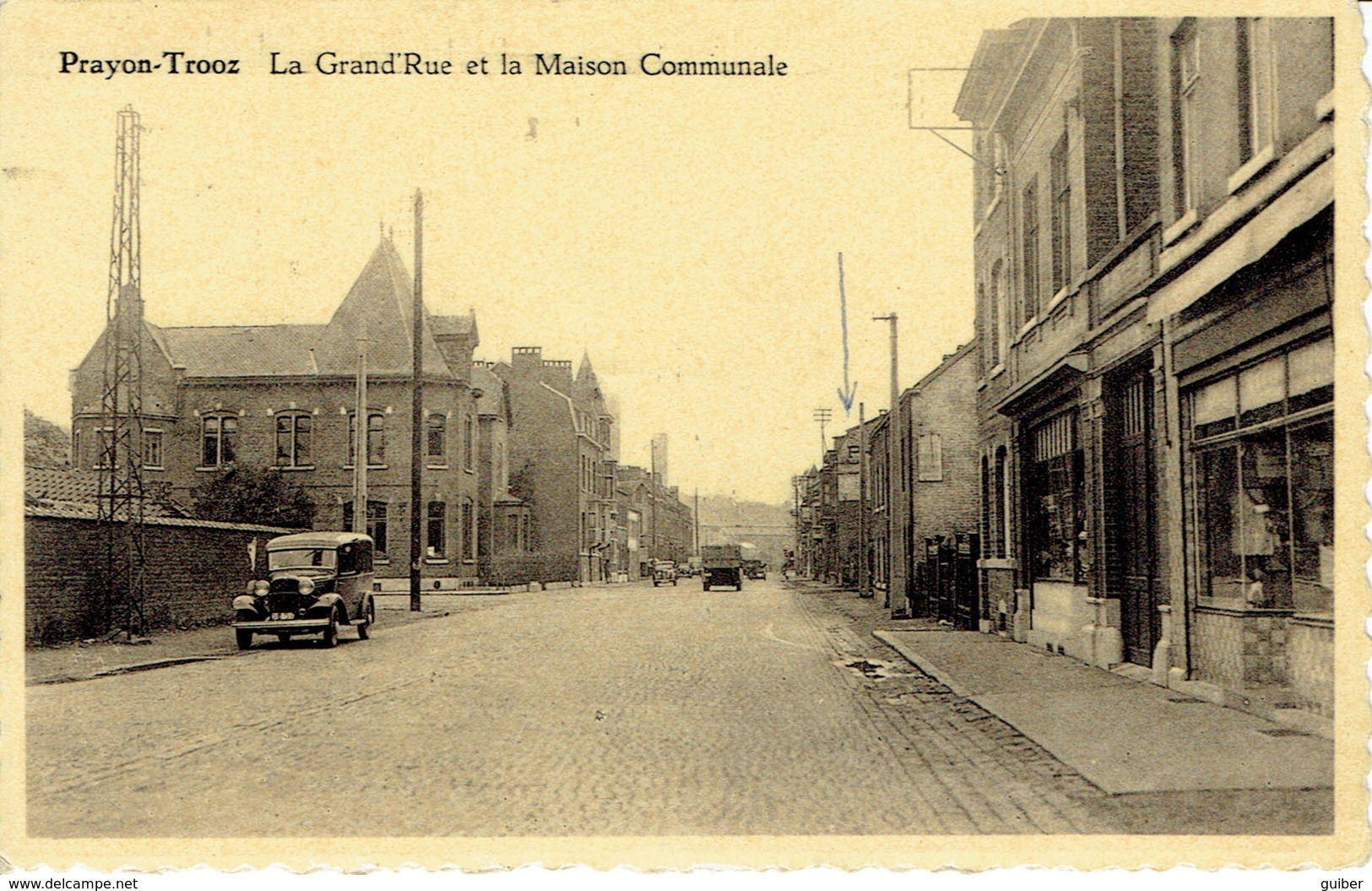 Prayon Trooz La Grand Rue Et La Maison Communale - Trooz