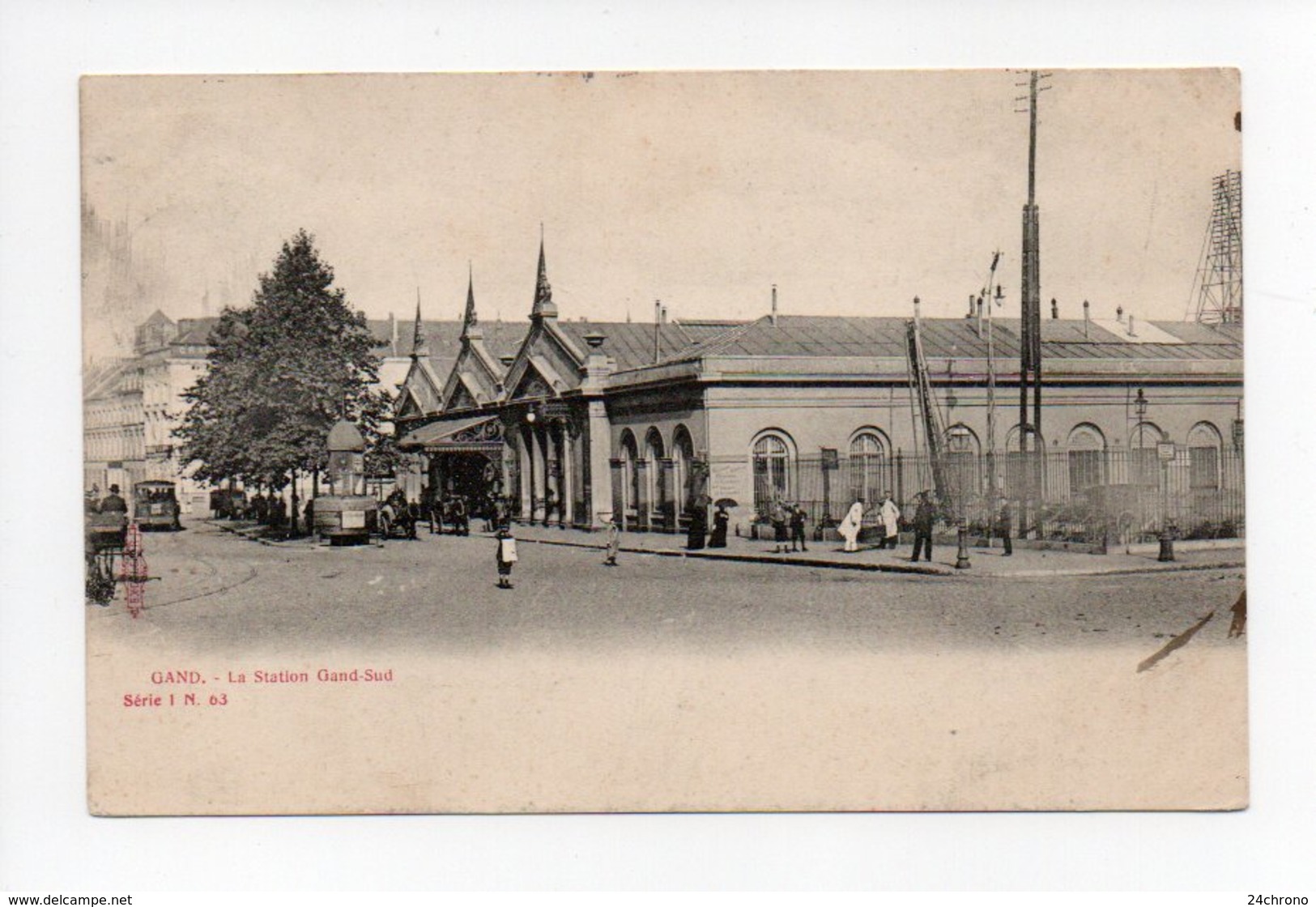 Belgique: Flandre Orientale, Gand, Gent, La Station Gand Sud, Gare (19-365) - Gent