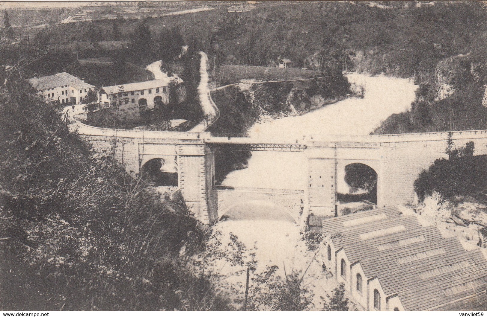 CALTRANO-VICENZA-PONTE DOPPIO SULL'ASTICO-CARTOLINA NON VIAGGIATA ANNO 1910-1920 - Vicenza