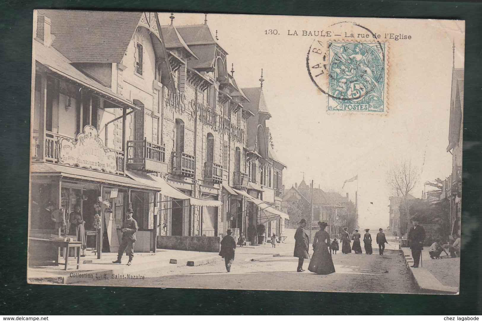 CPA (44) La Baule - Rue De L'Eglise - La Baule-Escoublac