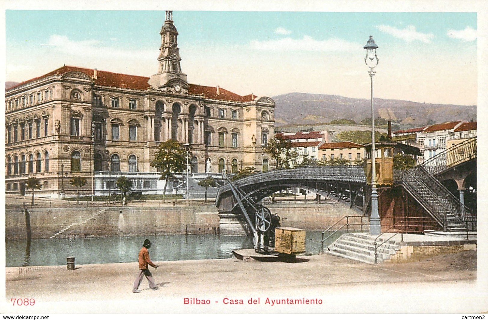 BILBAO CASA DEL AYUNTAMIENTO ESPANA PHOTOCHROME 1900 ESPAGNE - Vizcaya (Bilbao)