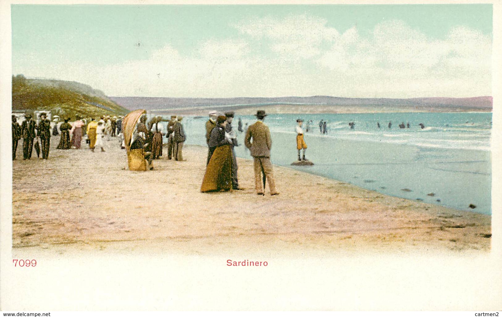 SANTANDER SARDINERO PLAYA ESPANA PHOTOCHROME 1900 ESPAGNE - Cantabria (Santander)