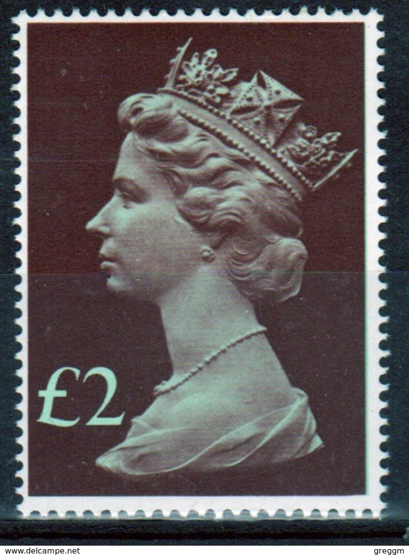 Great Britain 1977 Large Decimal Single £2 Value Stamp. - Unused Stamps