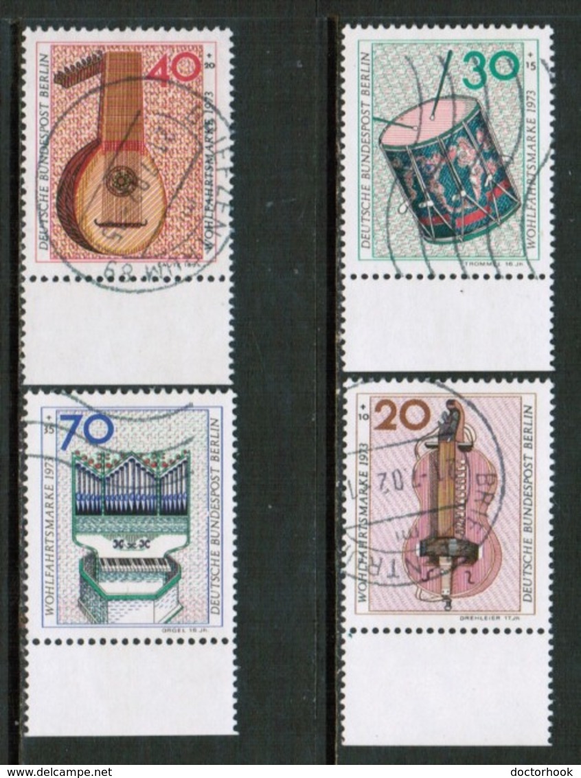 GERMANY---BERLIN  Scott # 9NB 101-4 VF USED (Stamp Scan # 465) - Gebraucht