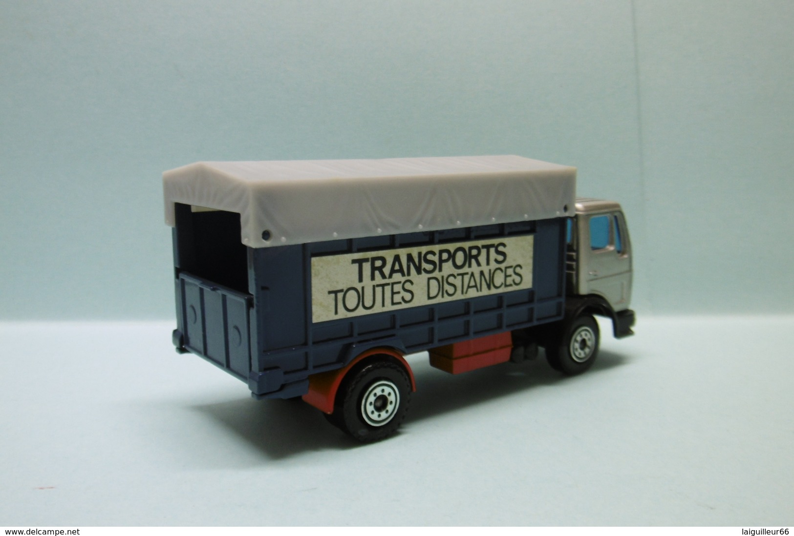 Solido - CAMION BACHE MERCEDES 1217 K/32 Transports Toutes Distances Réf. 384 1/55 - Trucks, Buses & Construction