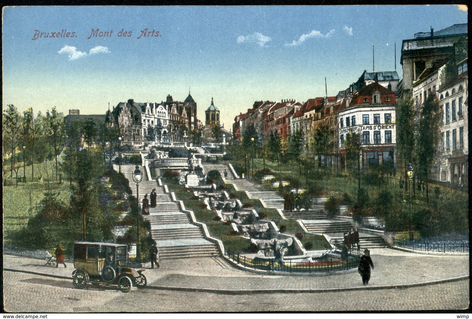 BRUXELLES :  Mont Des Arts - Monuments