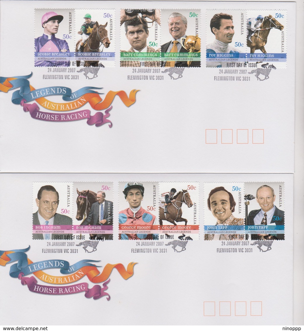 Australia 2007 Horse Racing Legends FDC - FDC