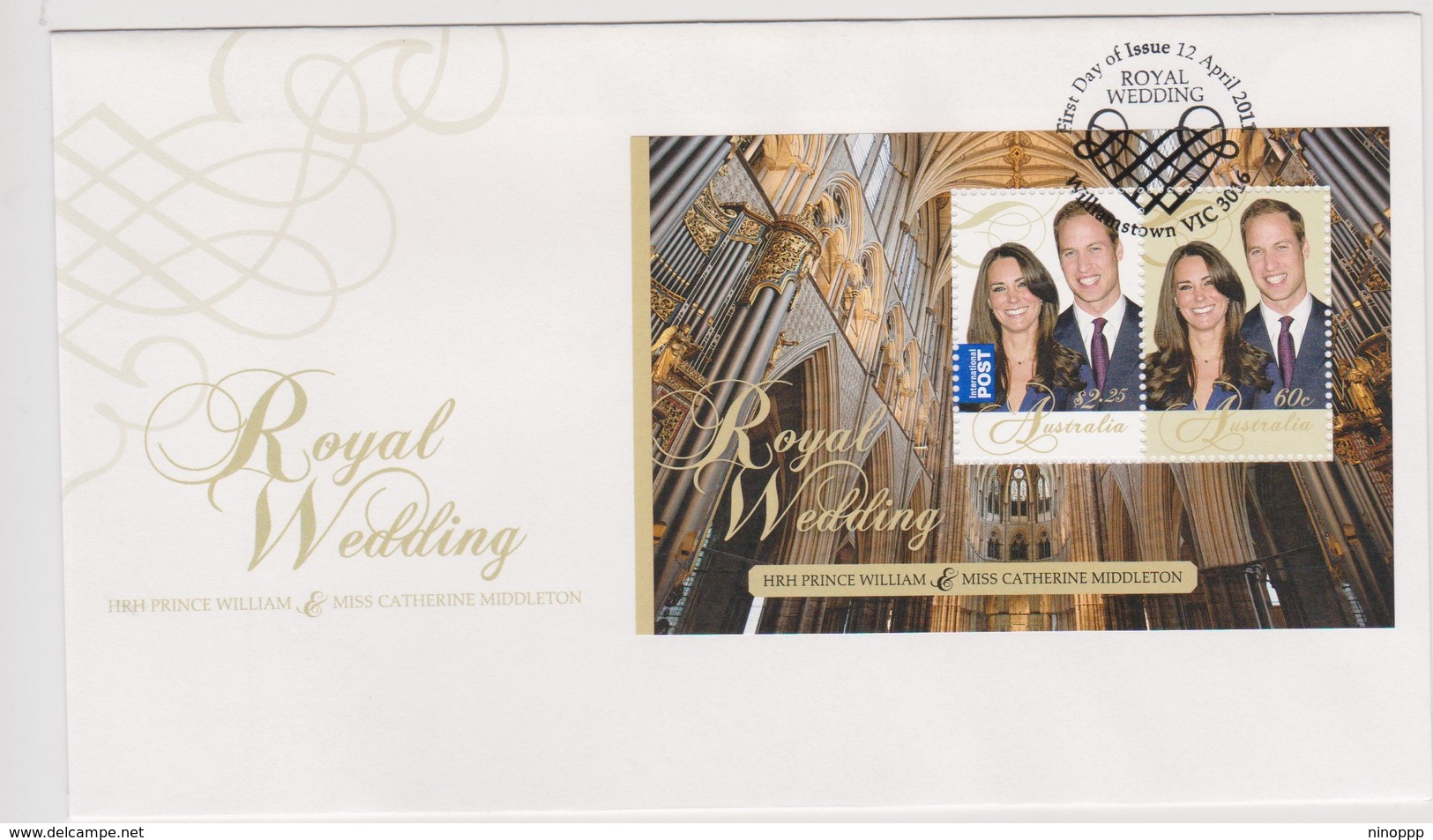 Australia 2011 Royal Wedding,miniature Sheet, FDC ,A - FDC