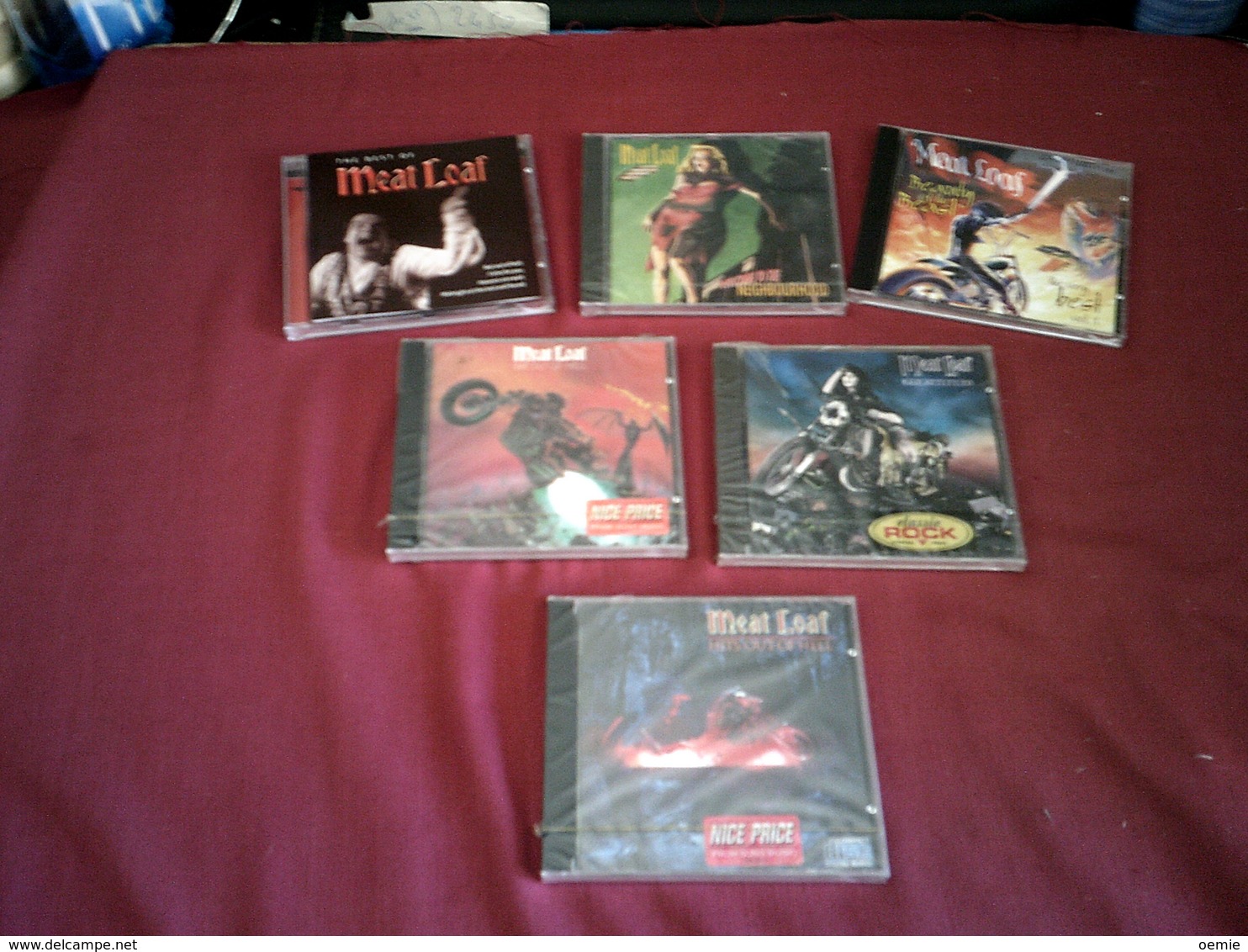 MEAT LOAF °  COLLECTION DE 6 CD DIFFERENTS - Hard Rock En Metal