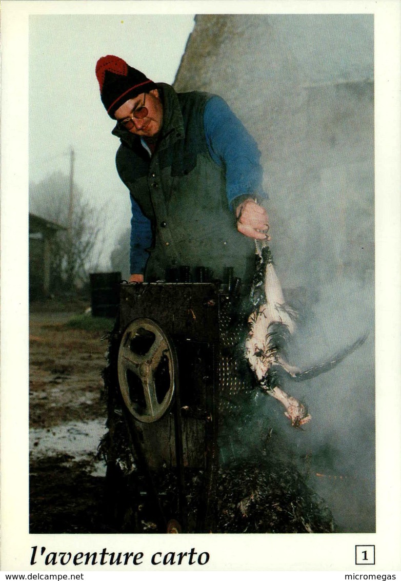 44 - HERBIGNAC - Jacques Leroux Plume Un Poulet Au Village De L'Ongle - L'aventure Carto 1 - Herbignac