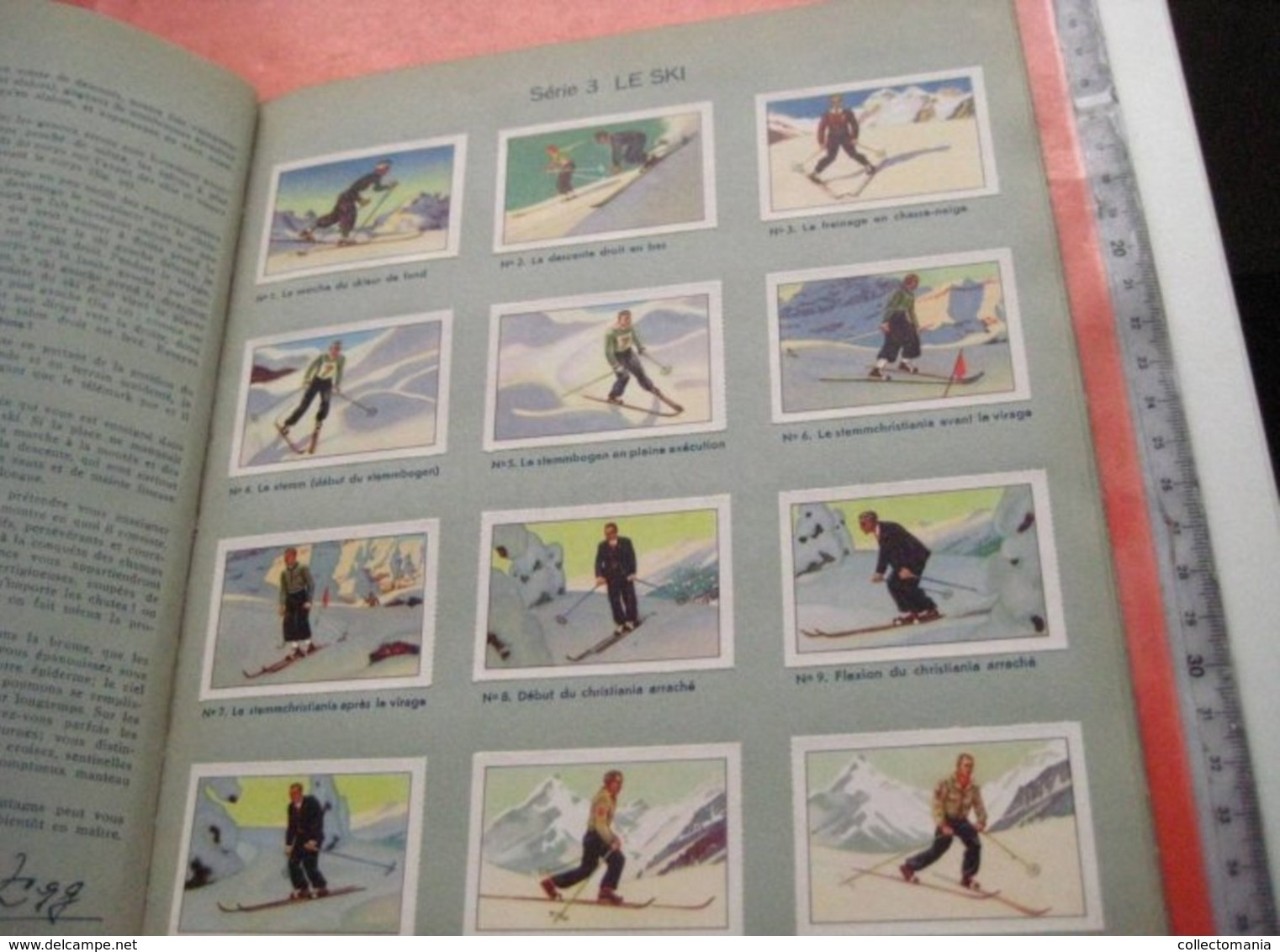 Ice Hockey, Football, Tennis, Bicycling, Ski, Rowing, Athletic; ALBUM  With Glued Vignette Complete Sets Olympic Games - Libros