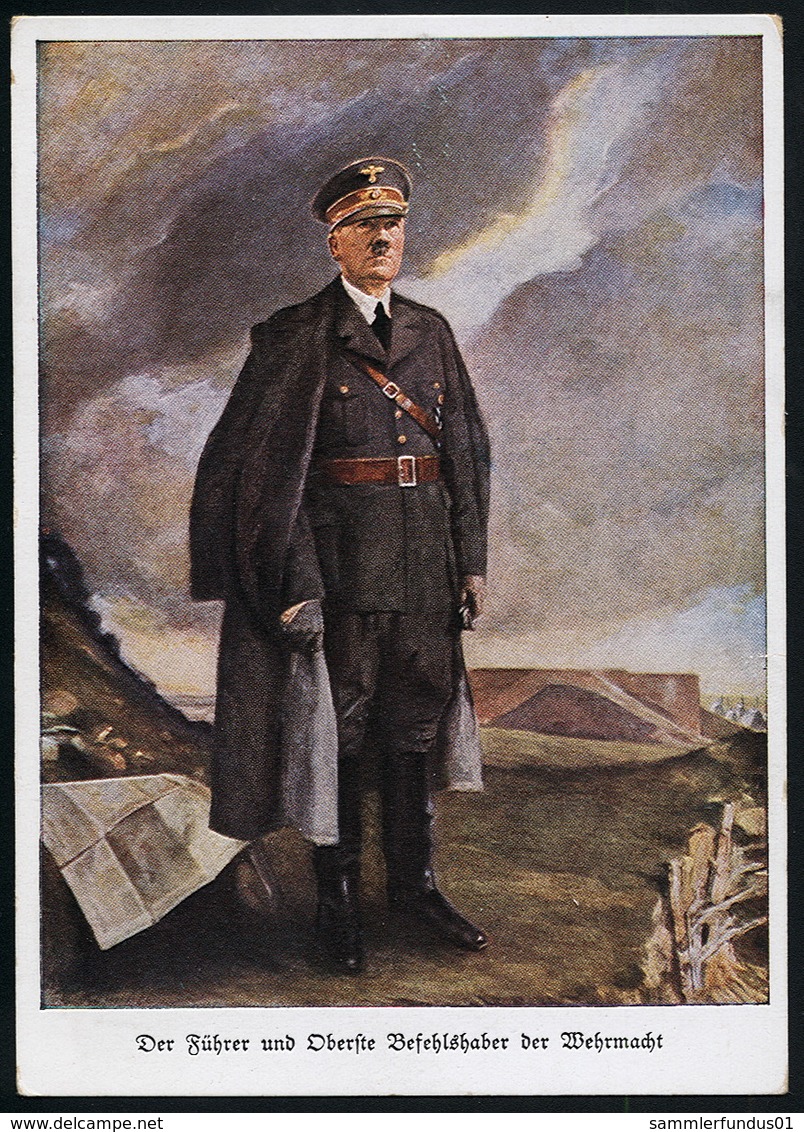 AK/CP   Hitler  Propaganda  Nazi  Ungel/uncirc.1933 - 45  Erhaltung/Cond. 2  Nr. 00603 - War 1939-45