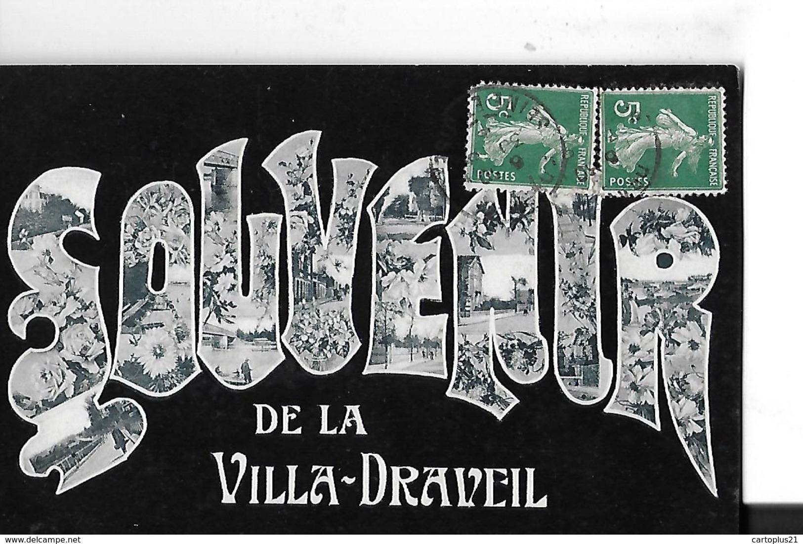 DRAVEIL VILLA  FANTAISIE   SOUVENIR  DE LA ... DEPT 91 - Draveil