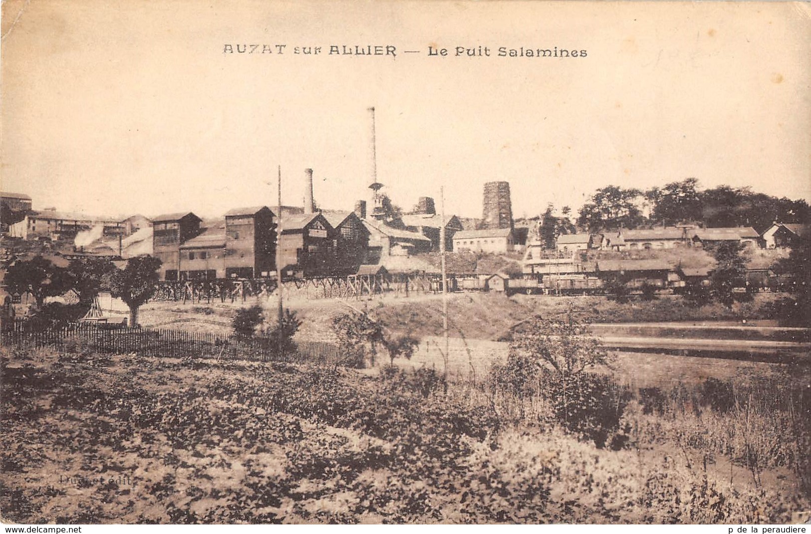 CPA 63 AUZAT SUR ALLIER LE PUITS SALAMINES (pas Courante - Autres & Non Classés