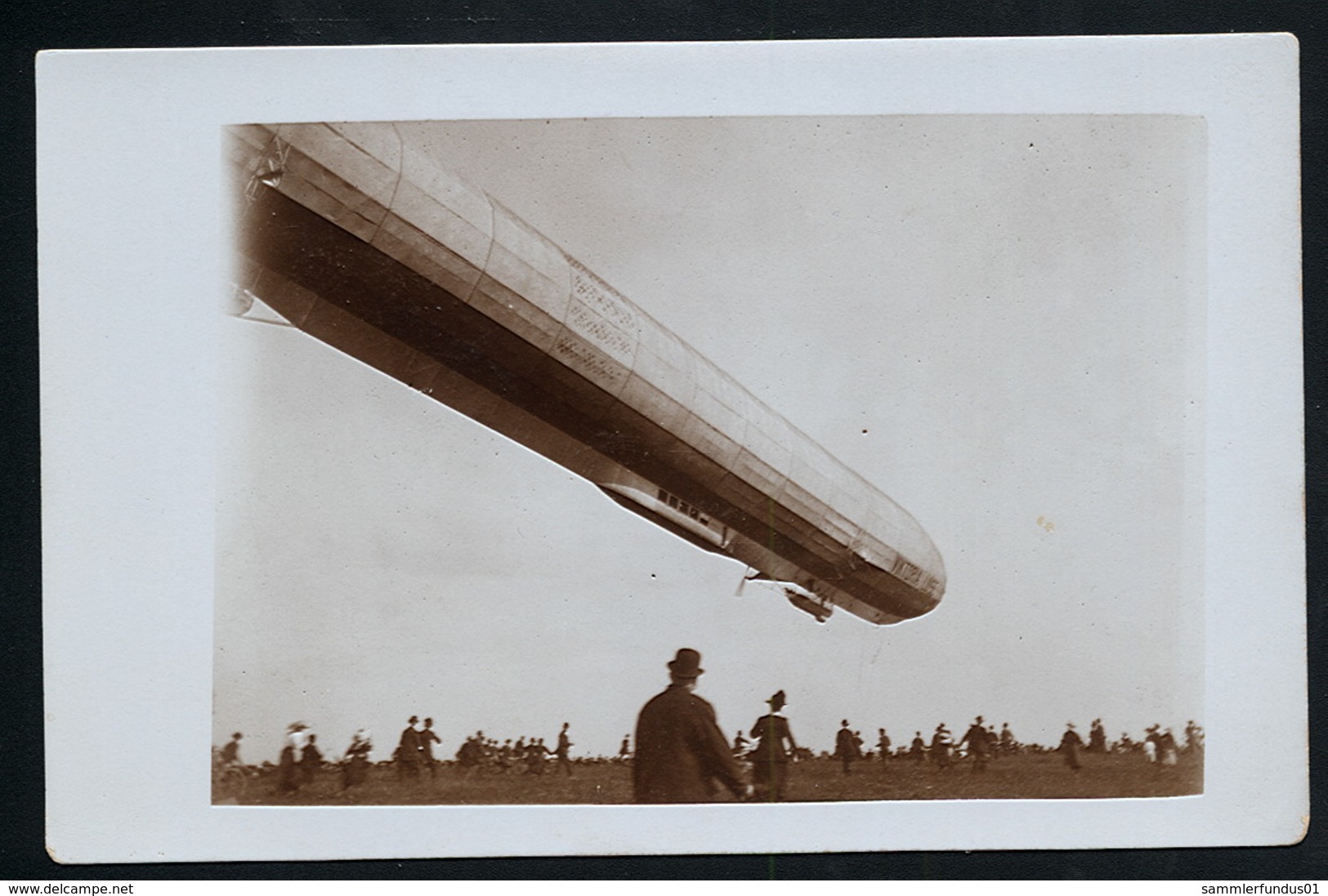 Foto AK/CP  Zeppelin Luftschiff Victoria Luise In Worms  Ungel/uncirc.1913  Erhaltung/Cond. 2  Nr. 00614 - Airships