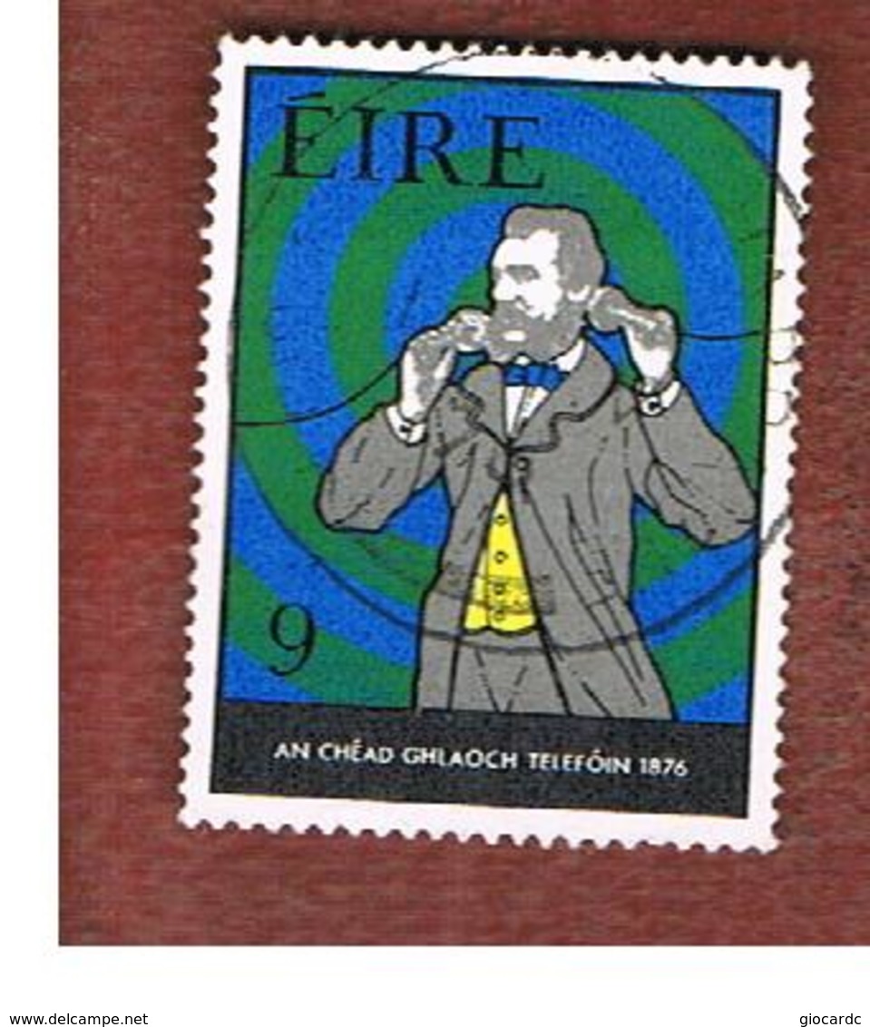 IRLANDA (IRELAND) -  SG 389  -    1976 TELEPHONE CENTENARY: A.G. BELL       -     USED - Usati