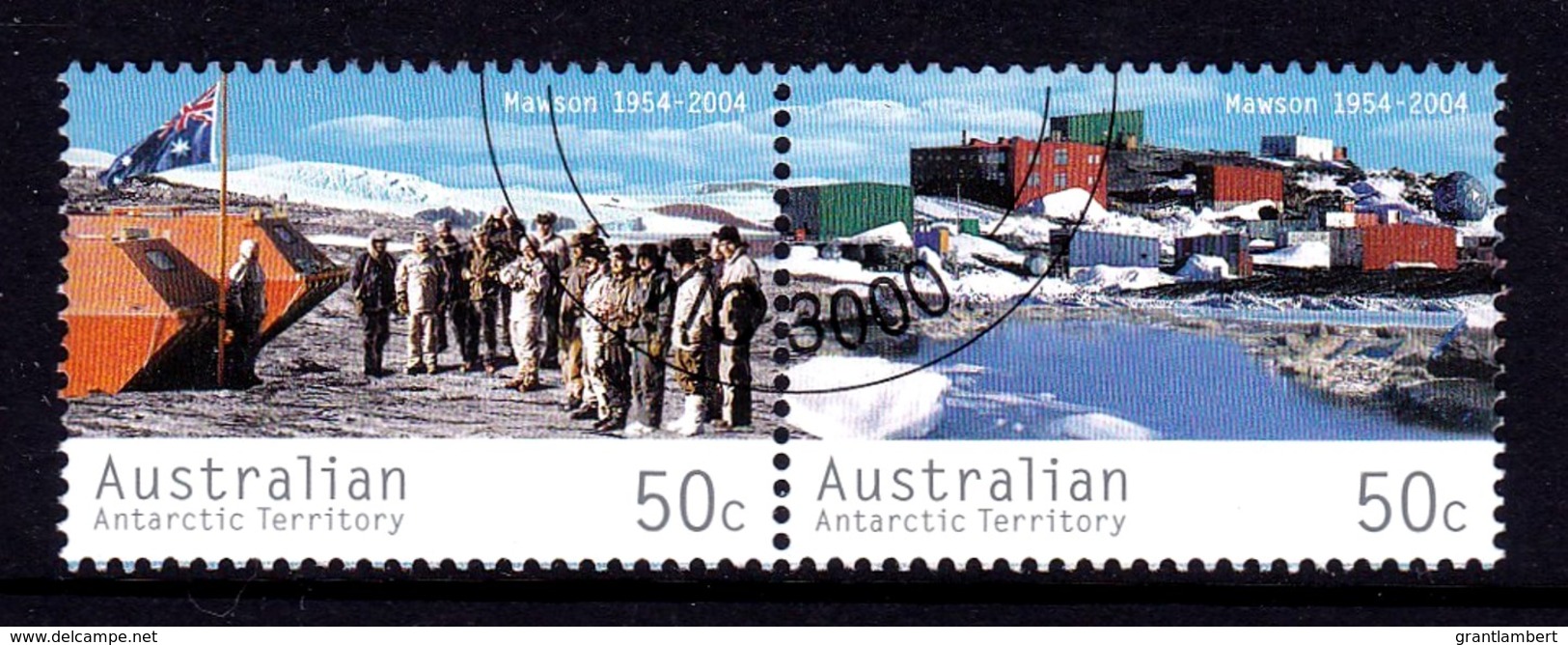 Australian Antarctic 2004 Mawson Station 50c Pair CTO - Used Stamps