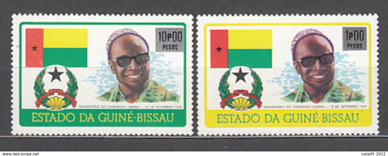 Guinea Bissau - Correo Yvert 25/6 ** Mnh  Personajes - Guinea-Bissau