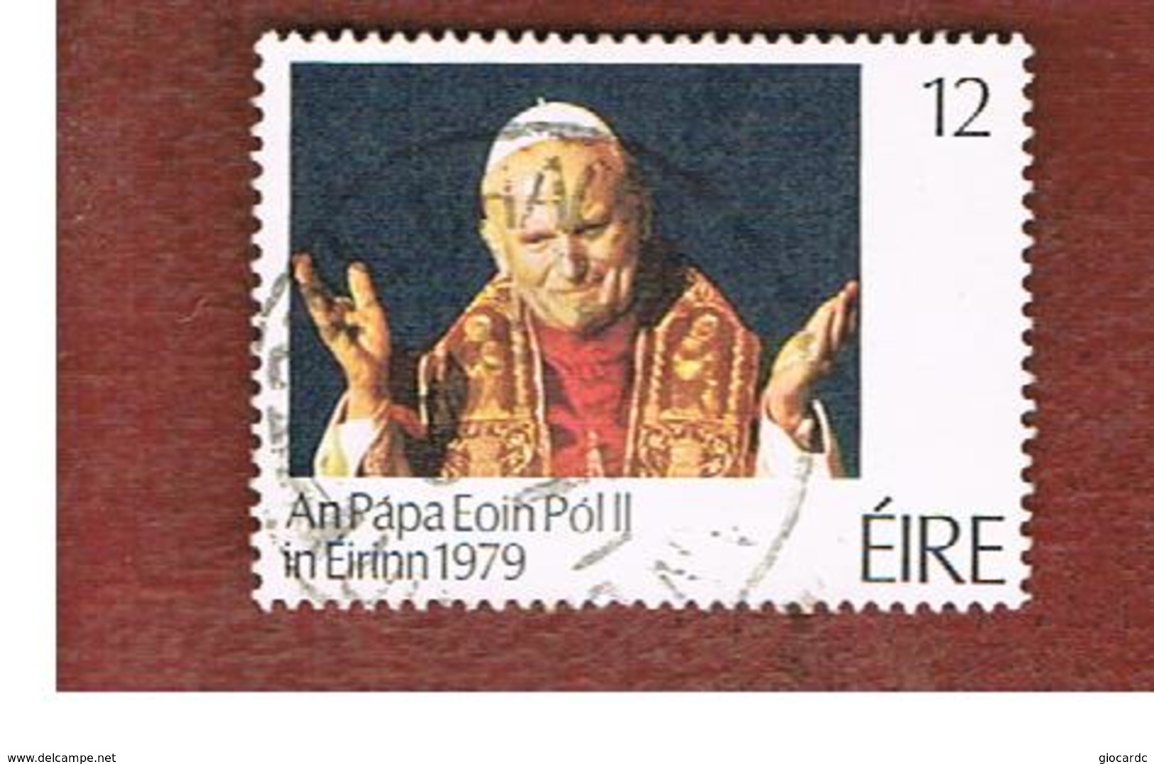 IRLANDA (IRELAND) -  SG 449   -    1979  GIOVANNI PAOLO II     -     USED - Usati