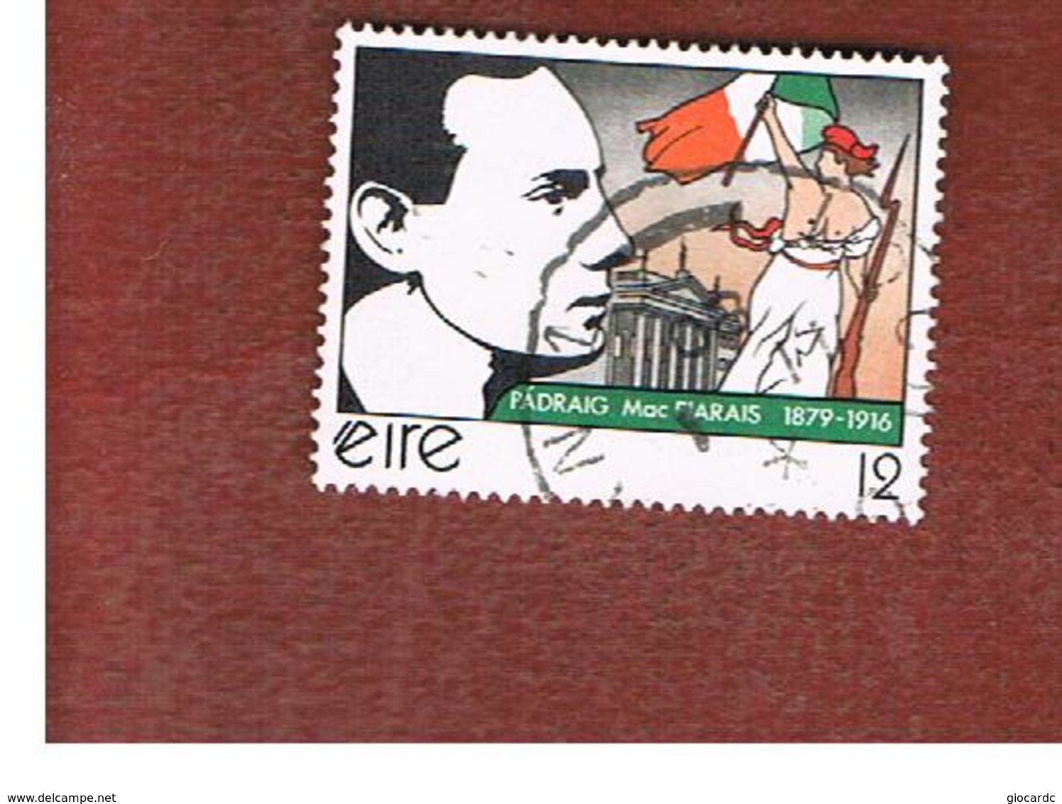 IRLANDA (IRELAND) -  SG 453   -    1979  P. PEARSE, PATRIOT    -     USED - Gebraucht