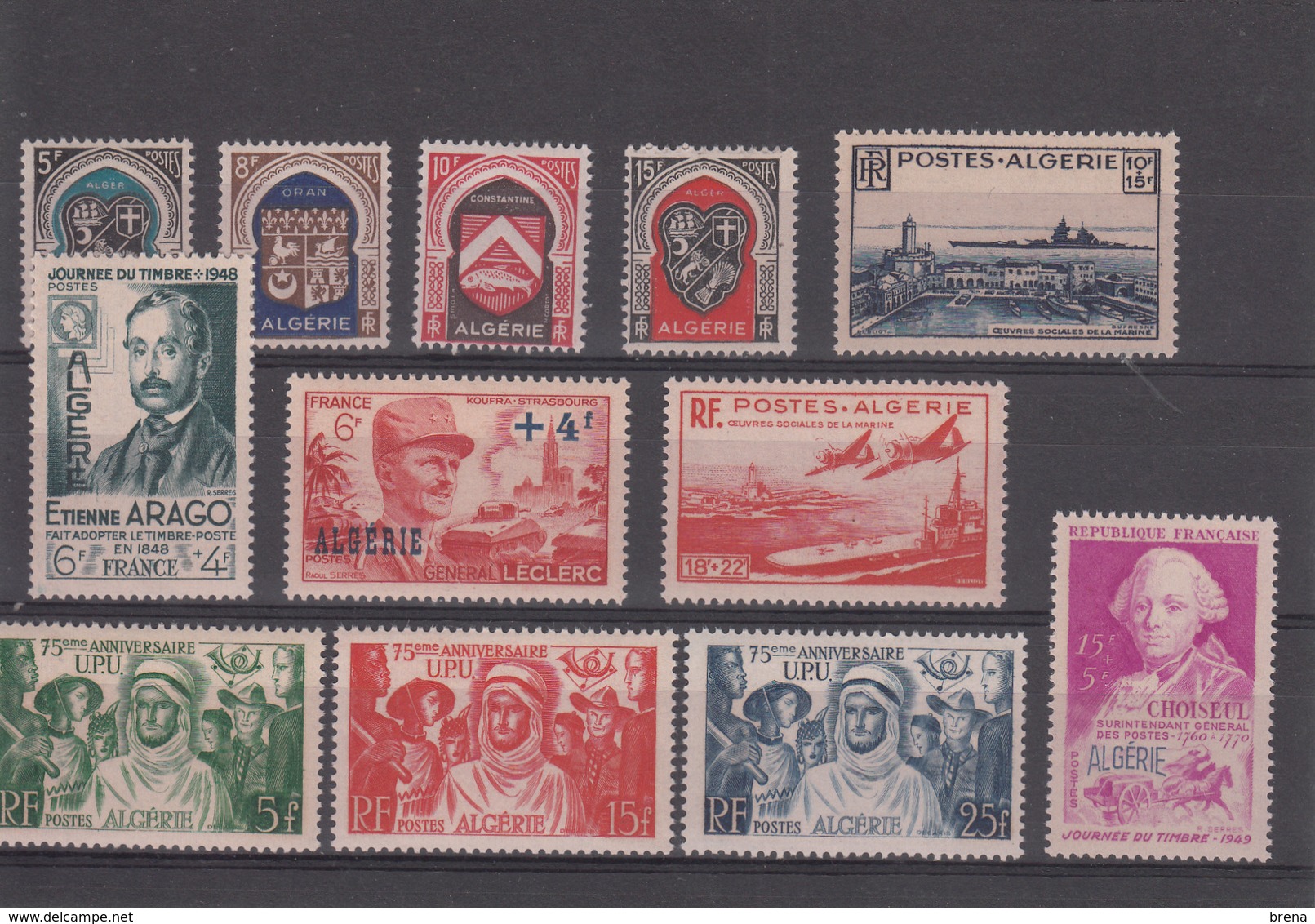 ALGERIE  ANNEE 1948/49   N°267/278     NEUFS XX - Ungebraucht