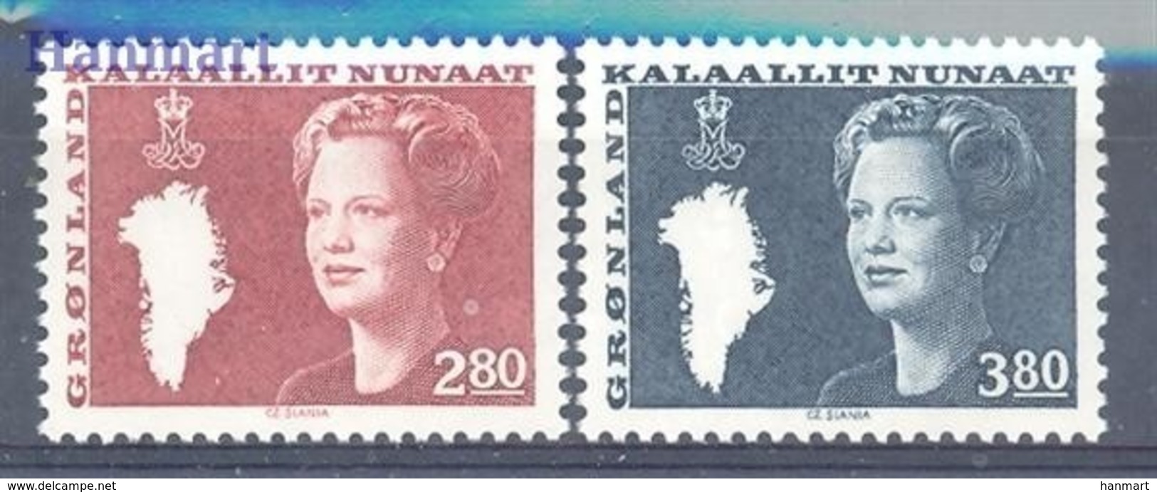 Greenland 1985 Mi 155-156 MNH ( ZE3 GNL155-156 ) - Aardrijkskunde