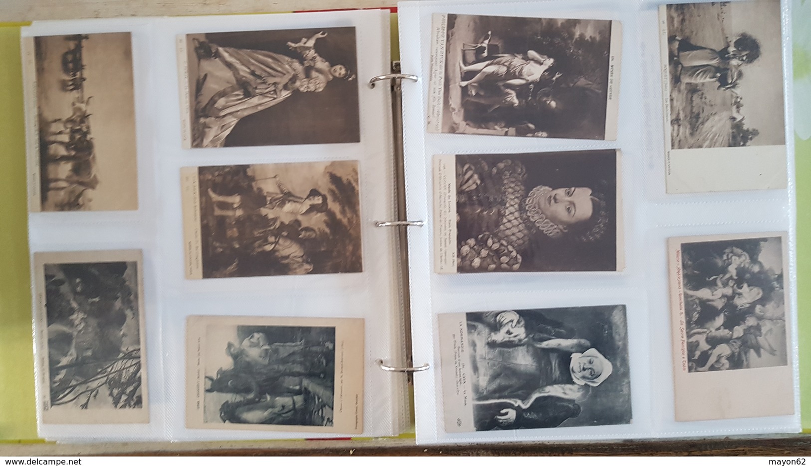 Lot + 600 CPA - cartes postales anciennes - Femmes portraits enfants Art tableau nu publicités timbres - voir scans